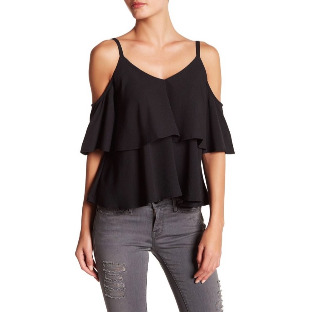 After Market Cold Shoulder Blouse